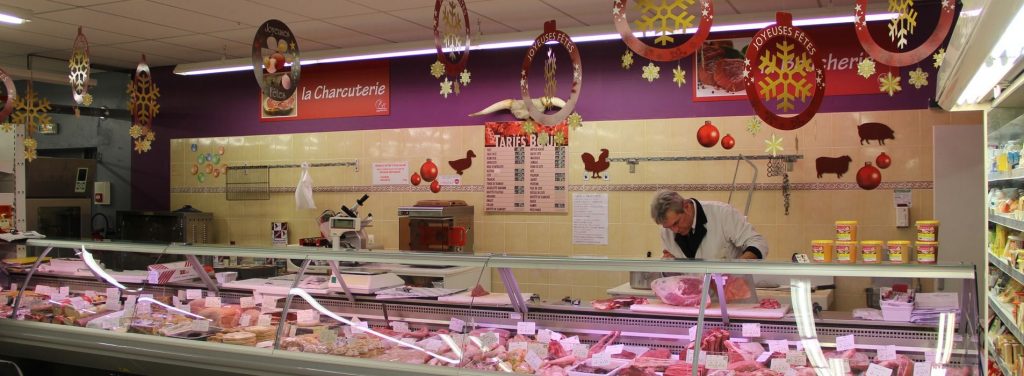 Rayon boucherie de votre supermarché