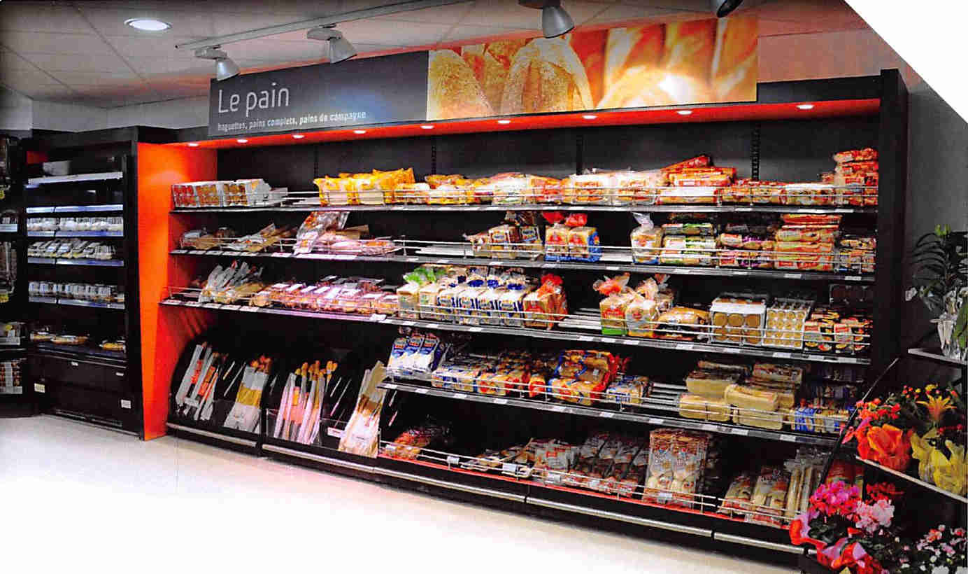 Point chaud de votre supermarché, boulangerie de votre magasin