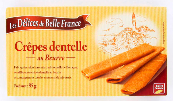 Photo of lace crepes from the délice of belle france productrange